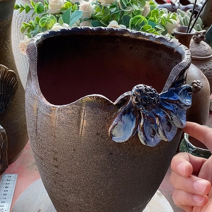 紫砂花盆紫砂20.27花盆