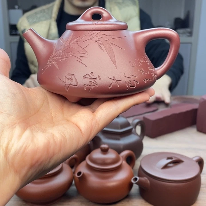小***具紫砂茶壶子冶石瓢 潘毅