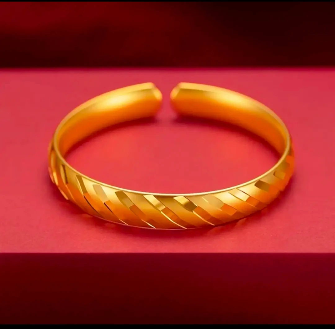 铜合金手镯 铜合金手镯 经典流星经典百搭开口磨砂素款精美