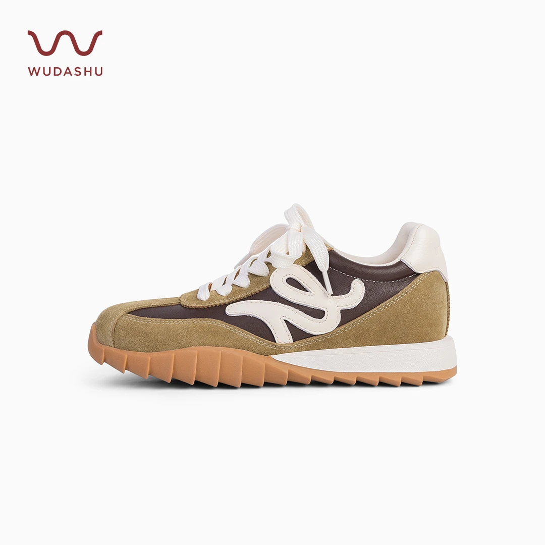 穿高跟鞋的吴大叔气垫缓震内增高阿甘德训鞋琥珀流光女鞋柔软真皮