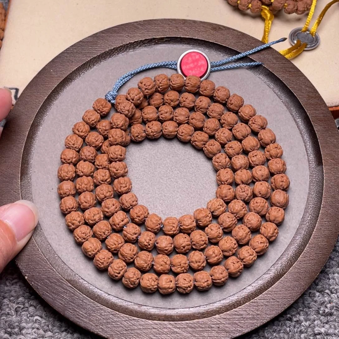 手串金刚菩提金*蚕梅朵头货佛手108尺寸7.5➕