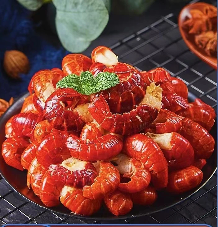 2025头茬虾尾 现剥带头黄  到手6大包 1包/120-130粒