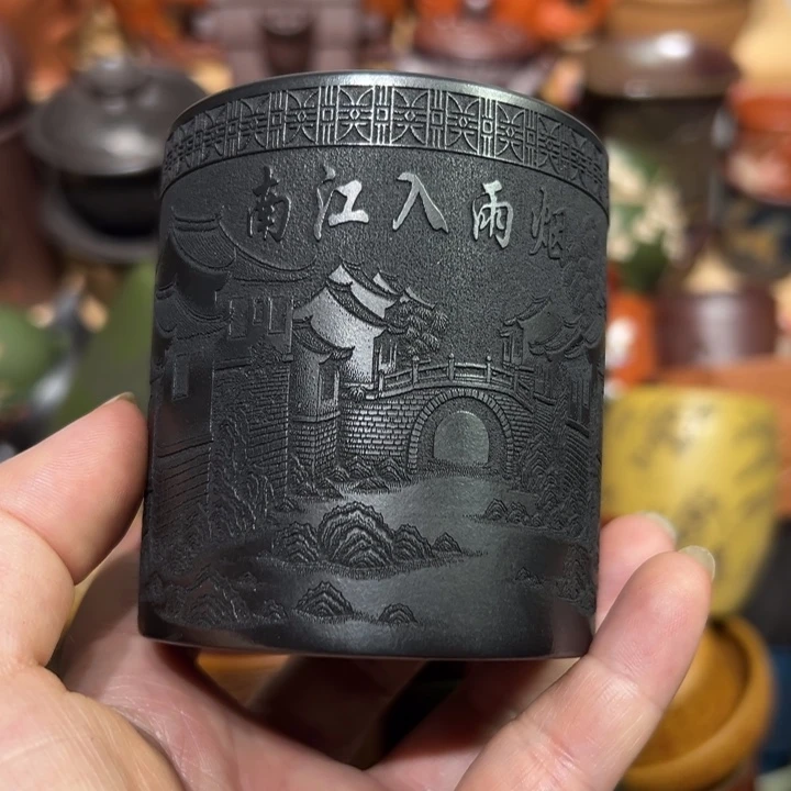 茶杯紫砂宜兴紫砂主人杯