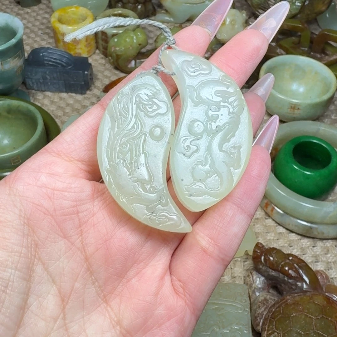 吊坠白玉菩提挂件