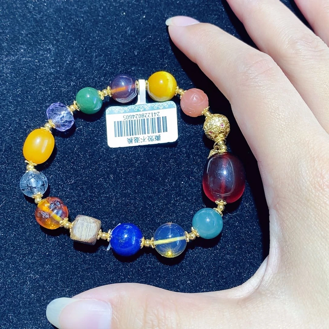 琥珀未镶嵌珠宝奇石多宝DIY