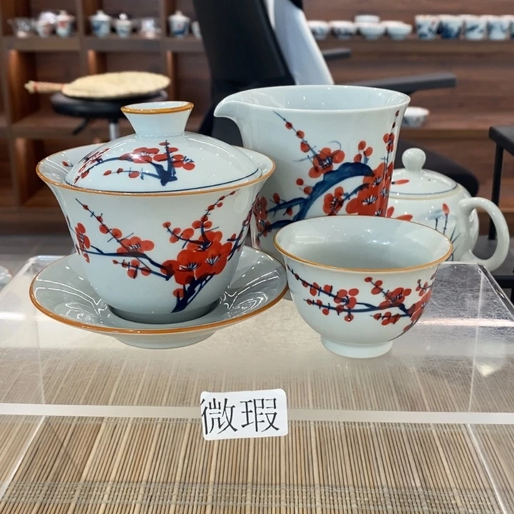 釉下老陶泥手工绘制