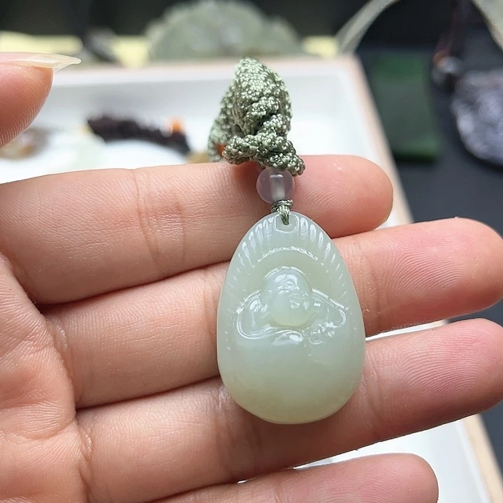【闪购商品】和田玉未镶嵌颈饰白*?