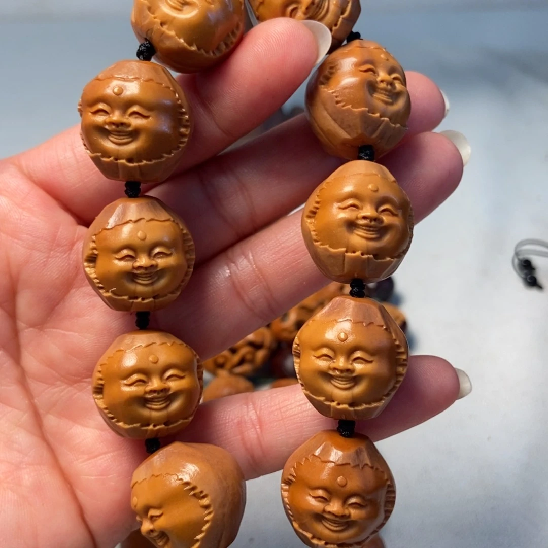 橄榄核手串/手链包衣十分开心20