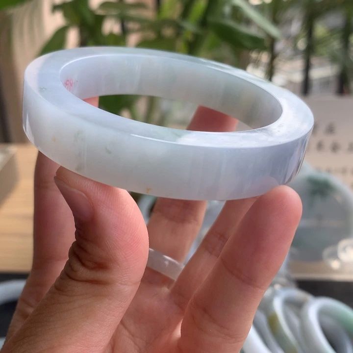 定制翡翠未镶嵌手镯54-56