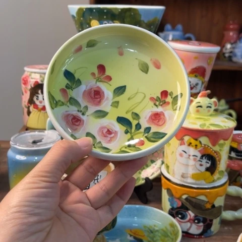 炉景德镇釉下手绘陶瓷