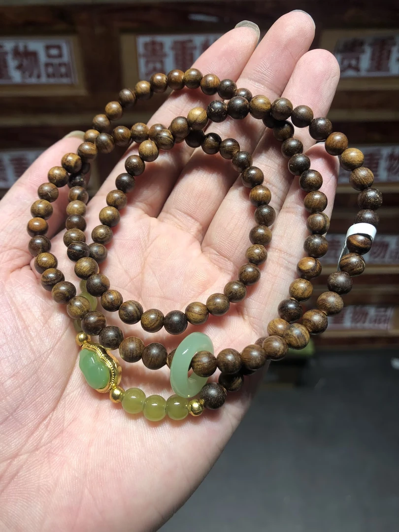 花梨多圈手串无礼盒S1493