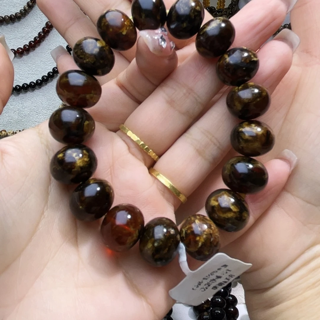 琥珀未镶嵌裸石14+