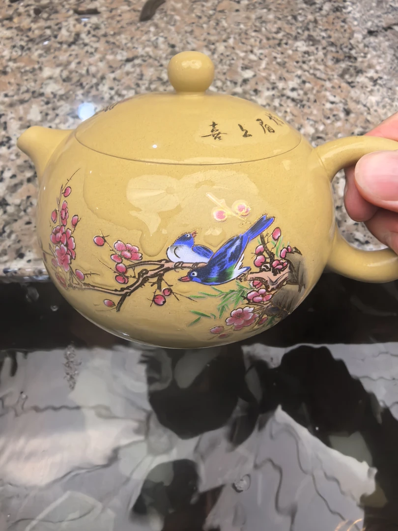 【闪购商品】黄段泥喜上眉梢西施壶H