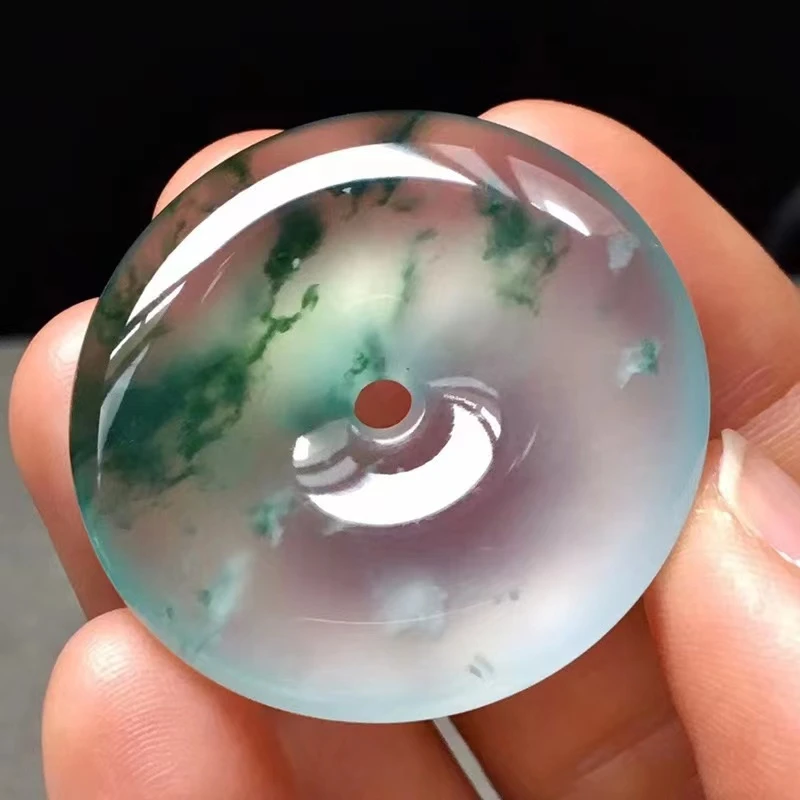 非金属珐琅吊坠 天然精美平安扣