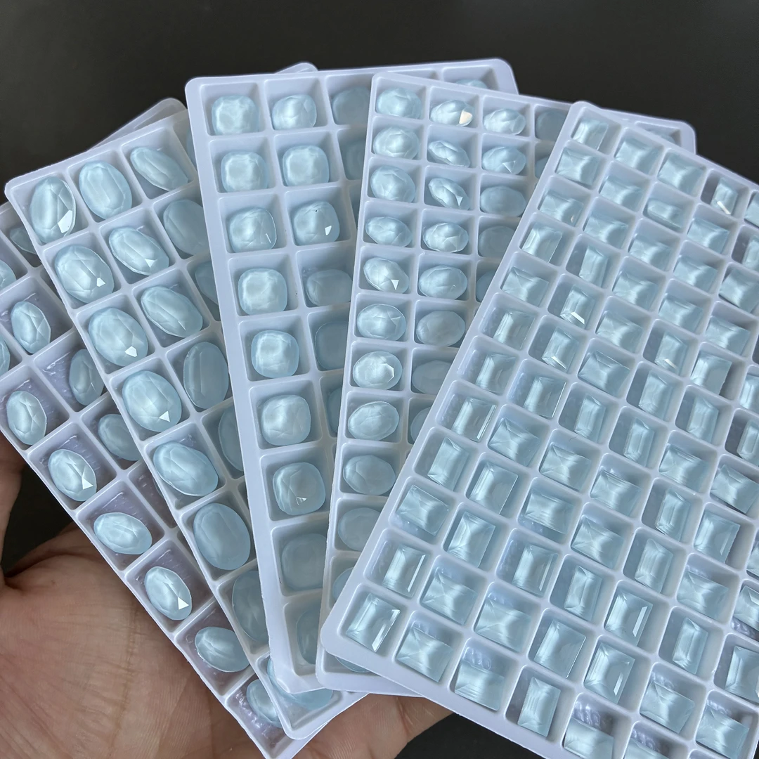 东洲美甲钻 定制款冰川蓝夏日摩卡美甲钻 diy指甲饰品