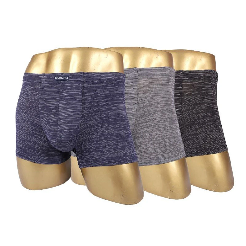 延吉成宝【韩国进口男士内裤】人绢冰丝凉爽一盒3条装速干