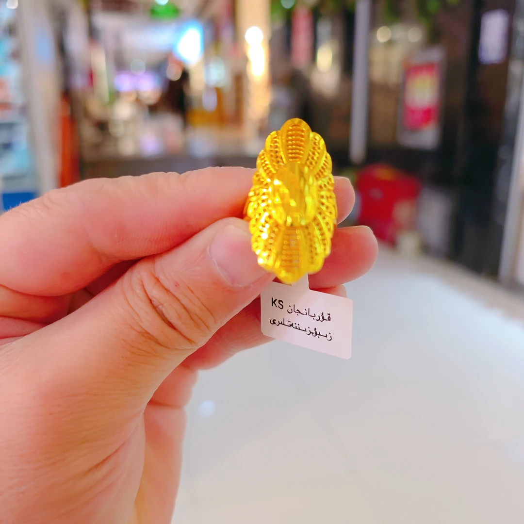 铜合金戒指 复古宫廷法式金色民族风指指مەڭگۈئۆزگەرمەيدۇ指环