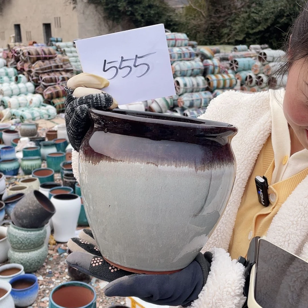 红陶王嫂花盆直播0222-555