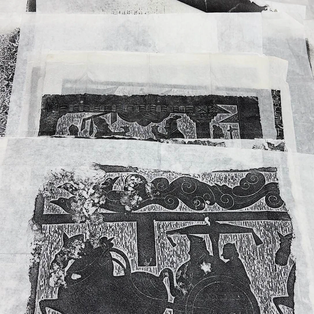 拓片用纸其他车马出行图