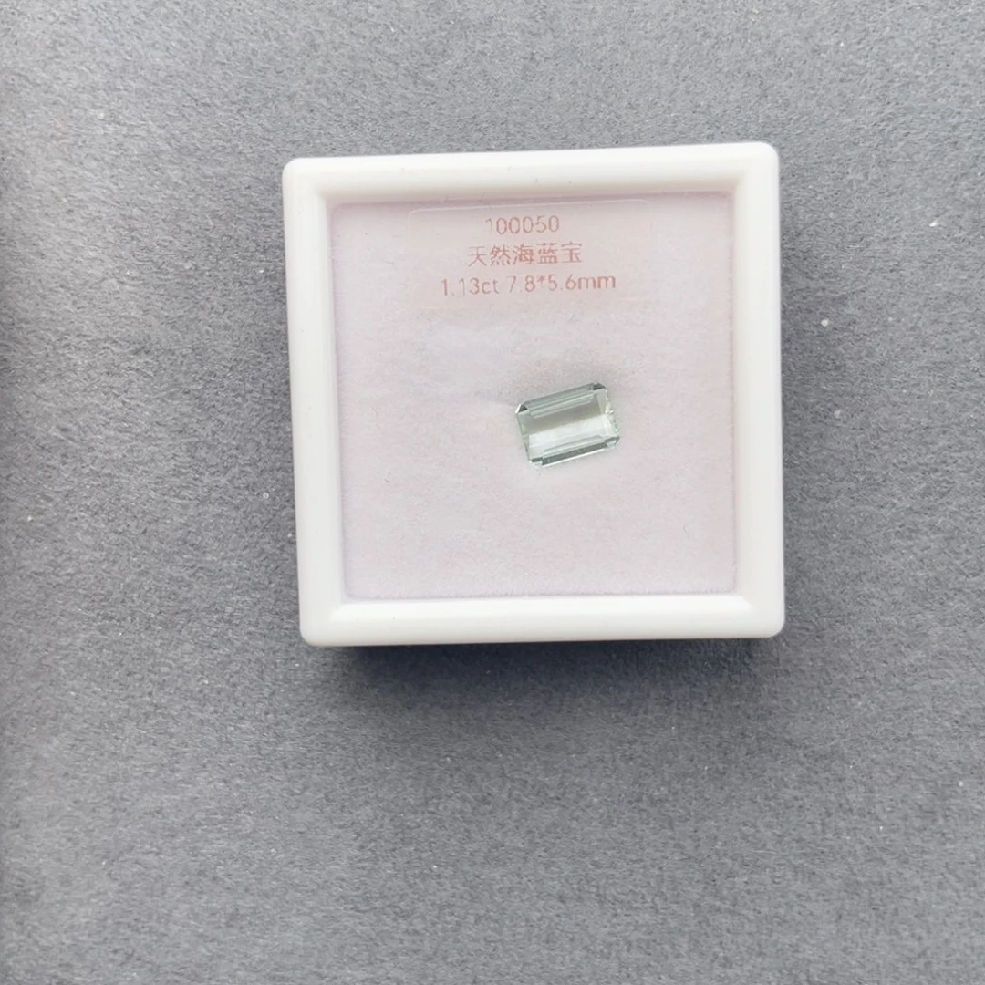 海蓝宝石裸石未镶嵌天然全净无瑕
