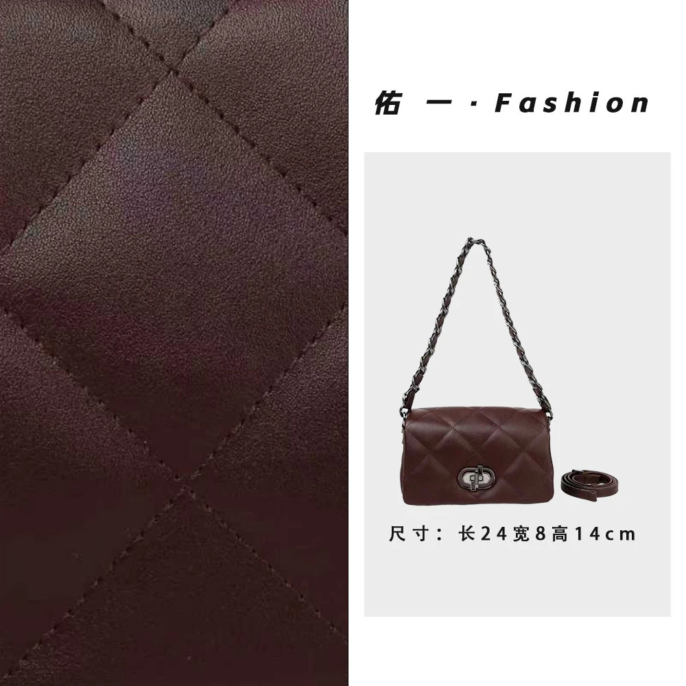 【工厂直发】SKL-5813-1-咖啡色轻奢女包