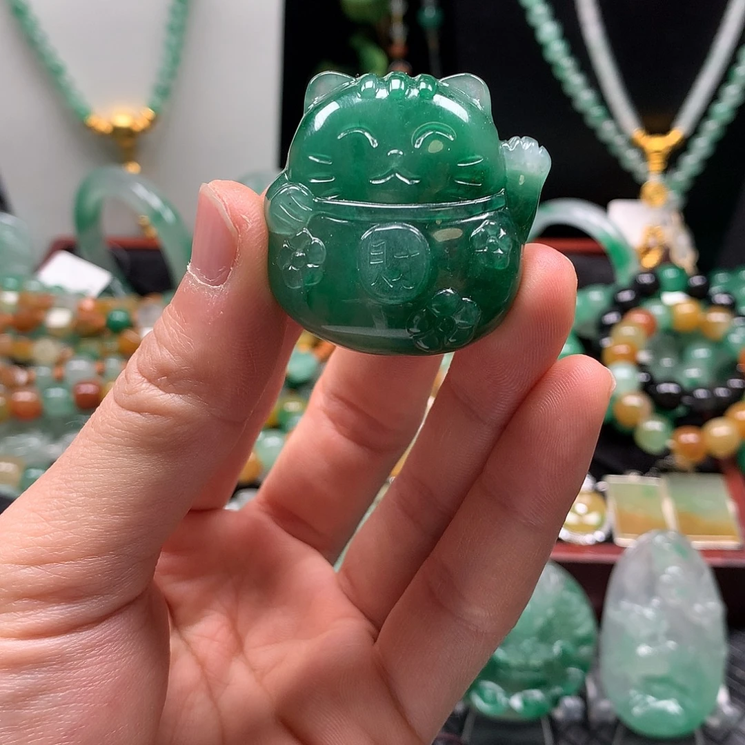 石英质玉未镶嵌吊坠