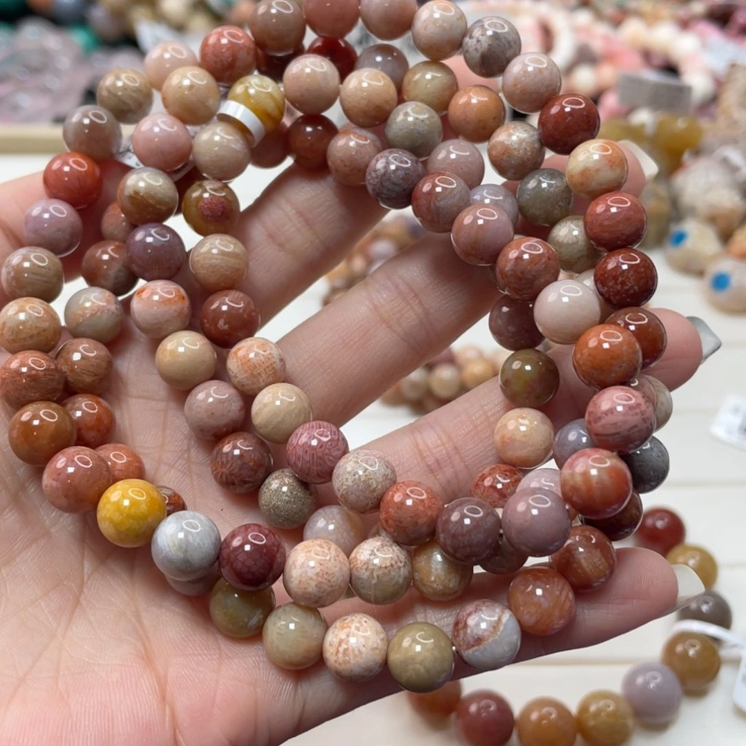 未镶嵌手链硅化玉莎****～968