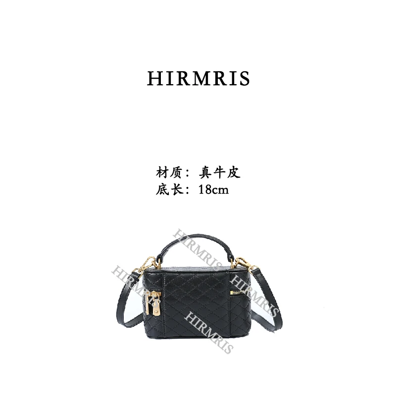 手工真皮包18-550166-手提盒-黑阳