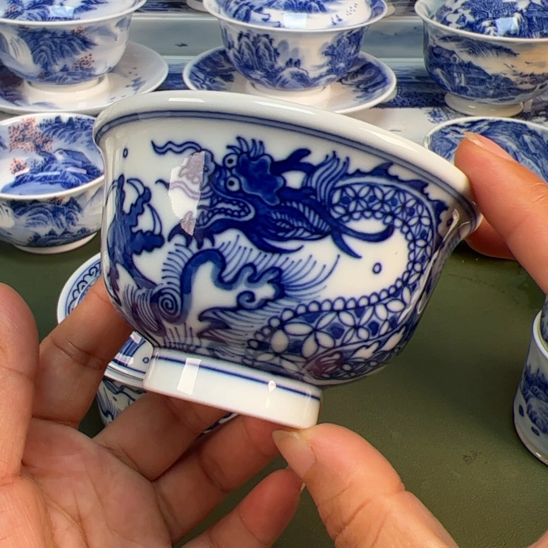 景德镇纯手绘茶具茶具圆圆229