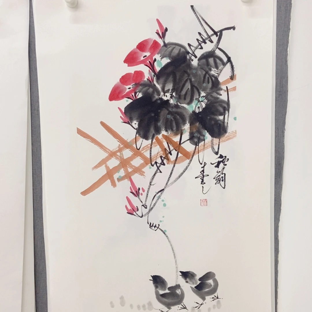 国画手写手绘作品1