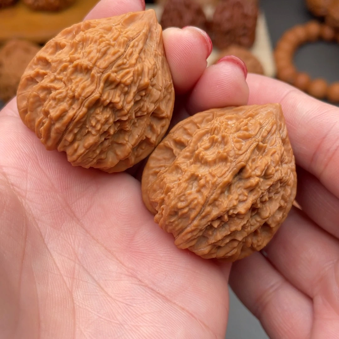 文玩核桃把件鸡心36