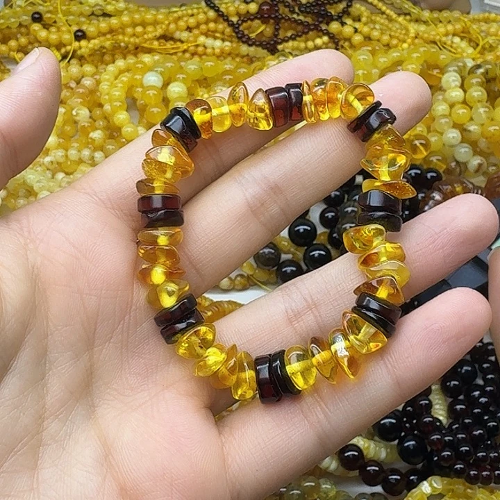 琥珀未镶嵌珠宝奇石