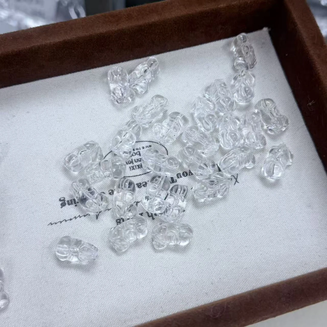 晶挖挖天然白水晶糖马净体配件时尚百搭（3552）多样性发其一