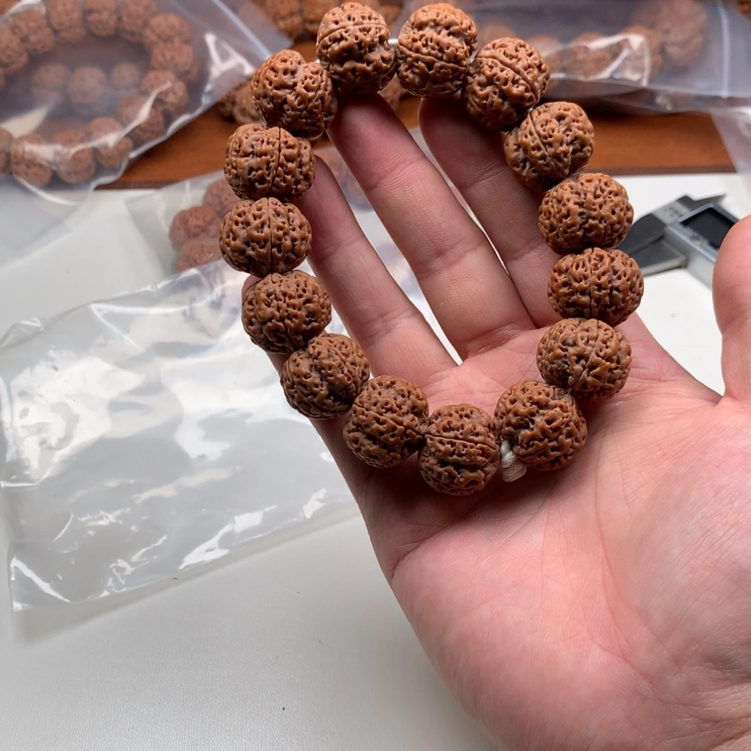 手串金刚菩提22左右红皮满肉梅花