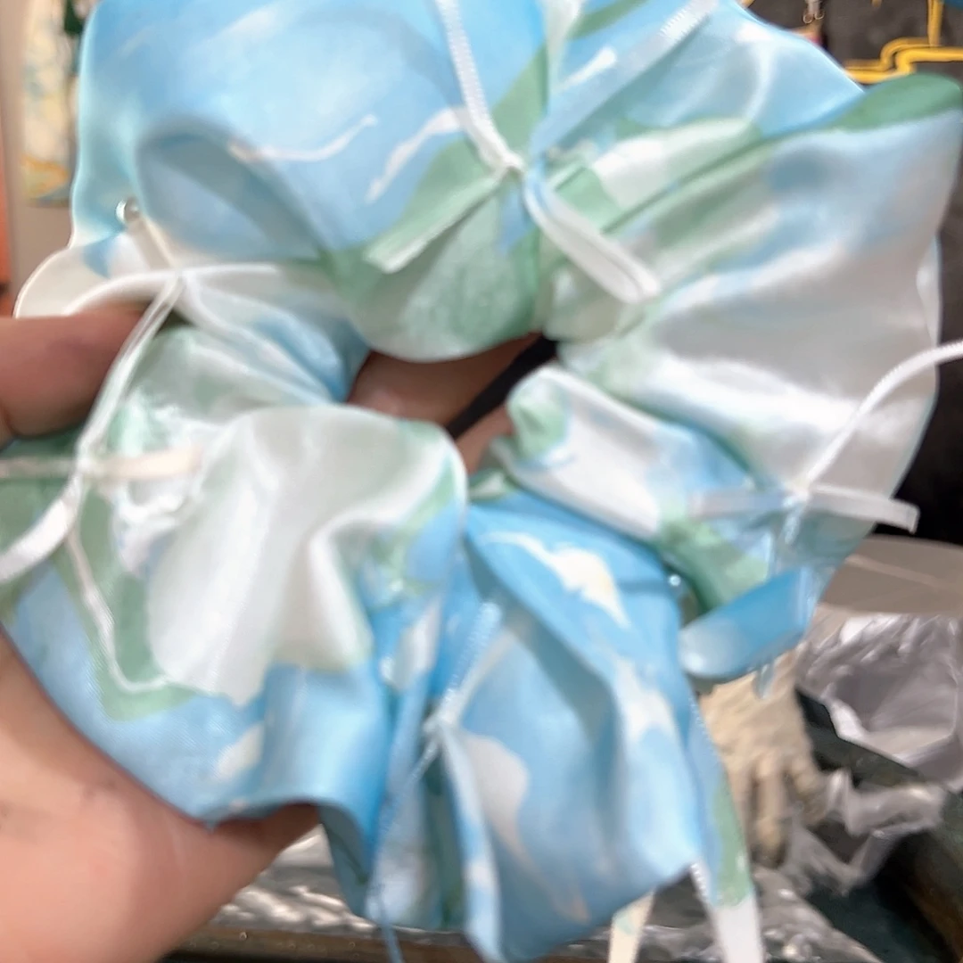 384精品圆饼发圈手作