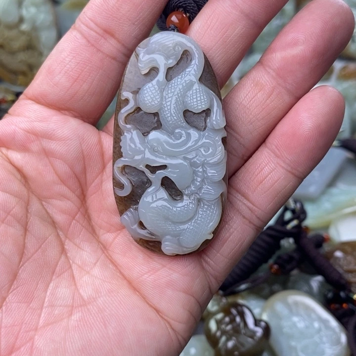 和田玉挂件未镶嵌