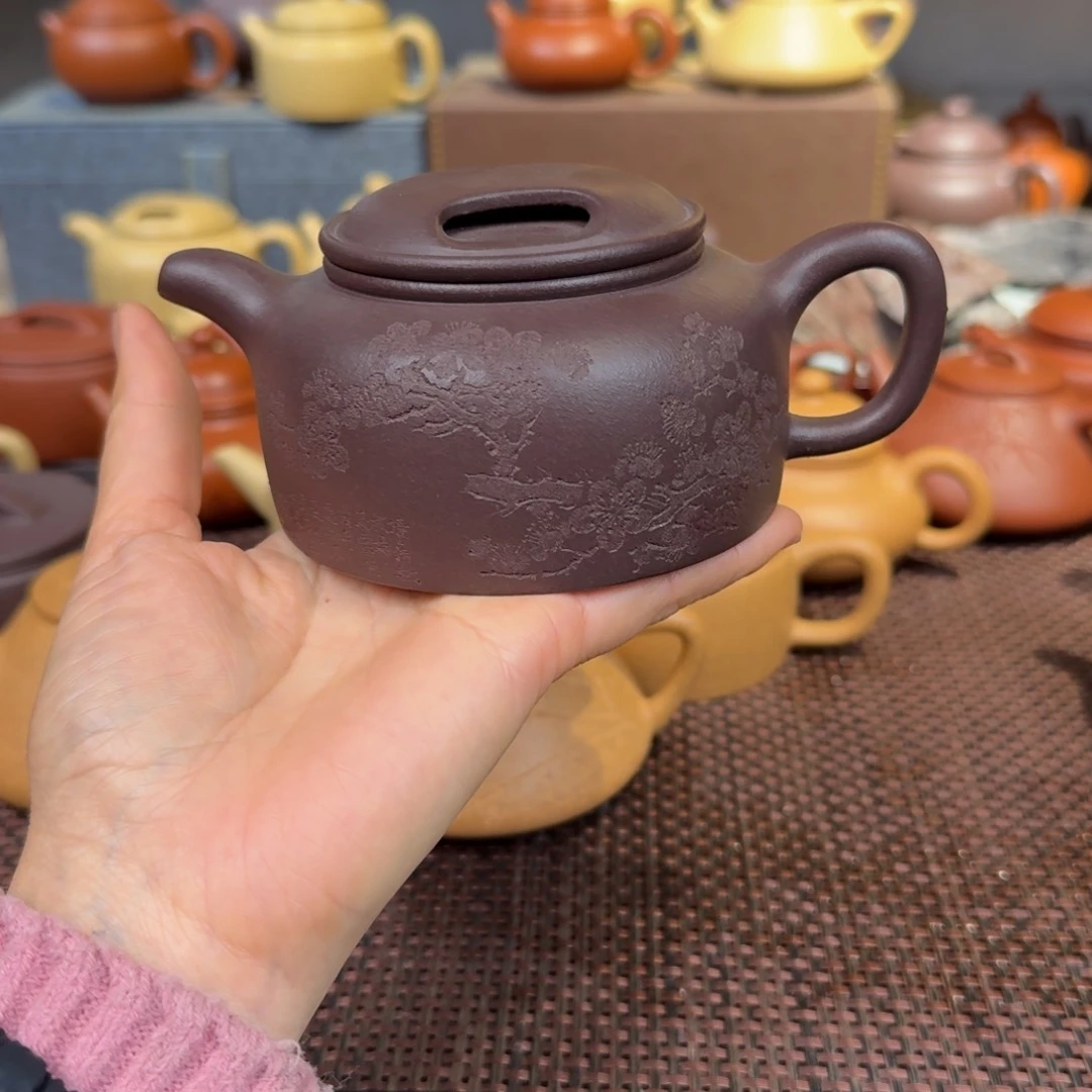 紫泥茶壶天青260毫升左右