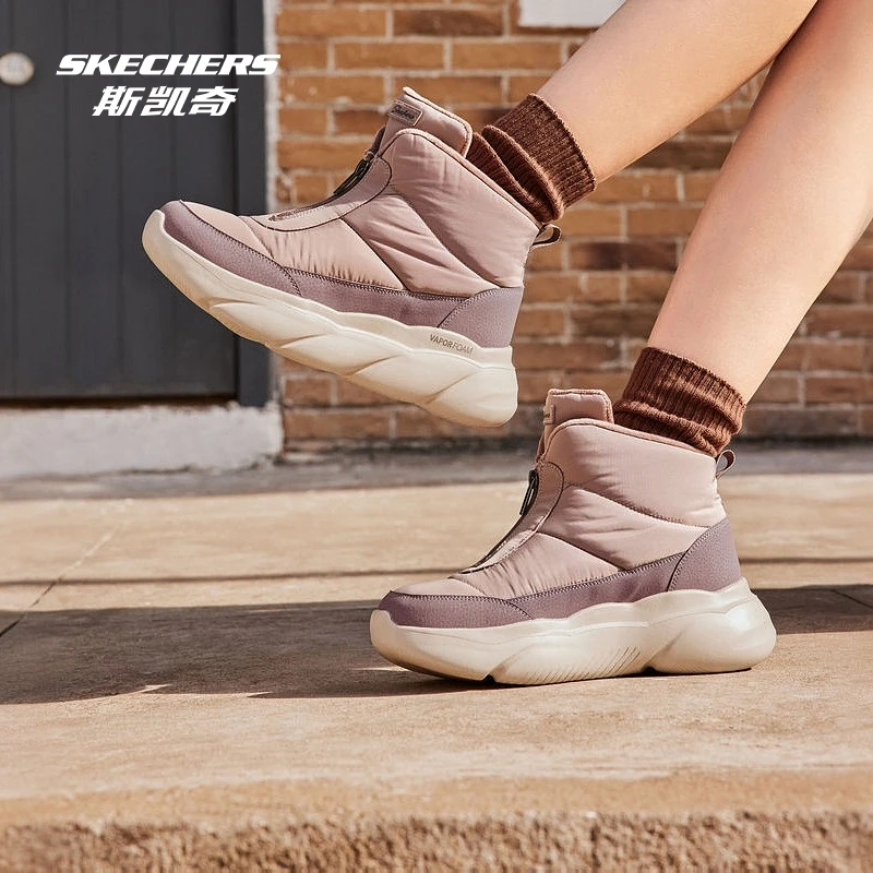 【斯凯奇】斯凯奇雪地靴百搭时尚经典保暖168062 DB