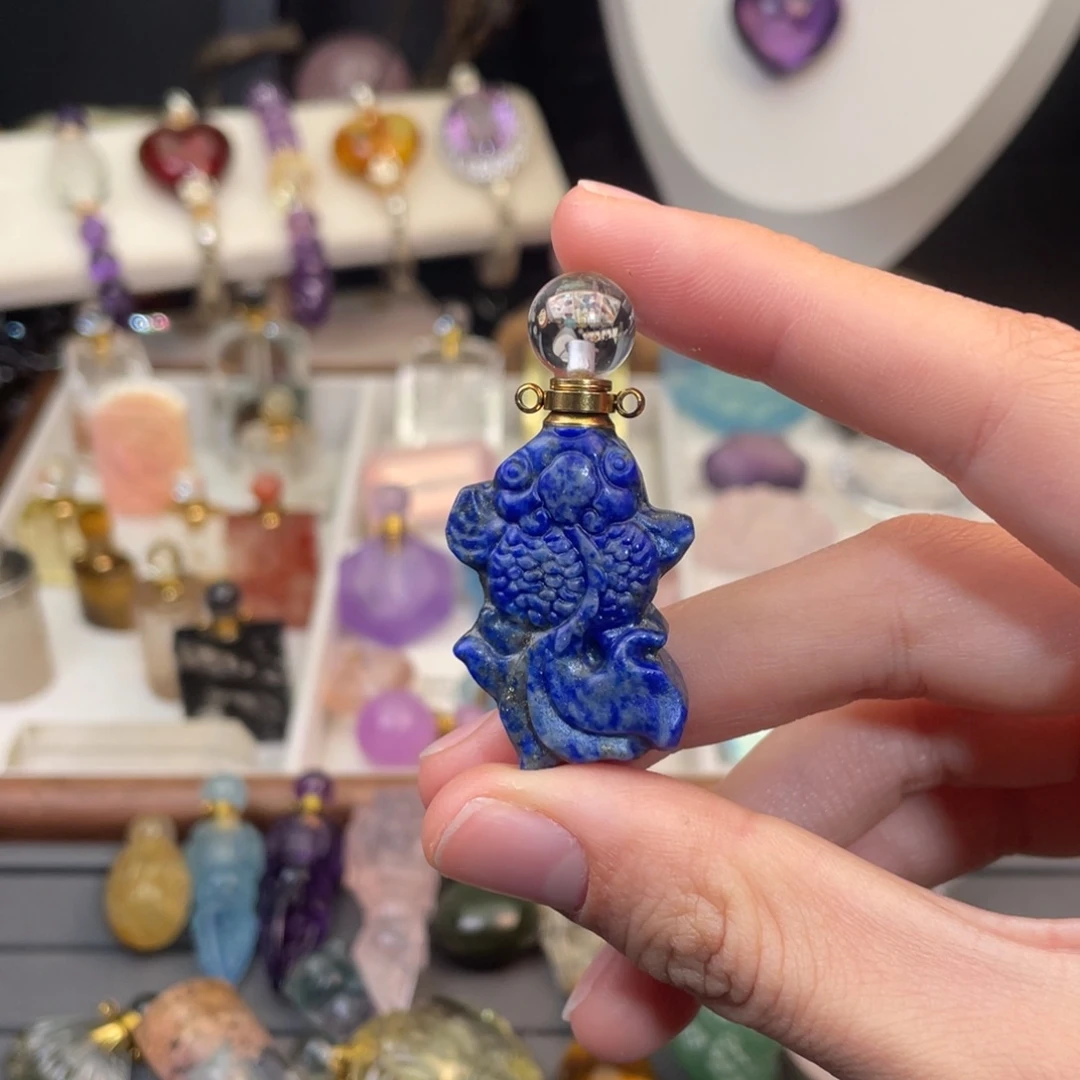 果***果水晶未镶嵌颈饰天然水晶吊坠455