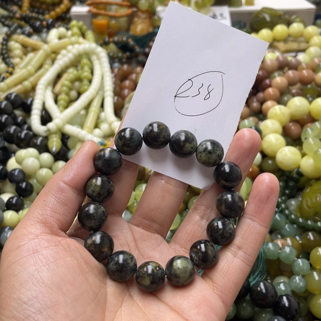 蛇纹石玉手链未镶嵌