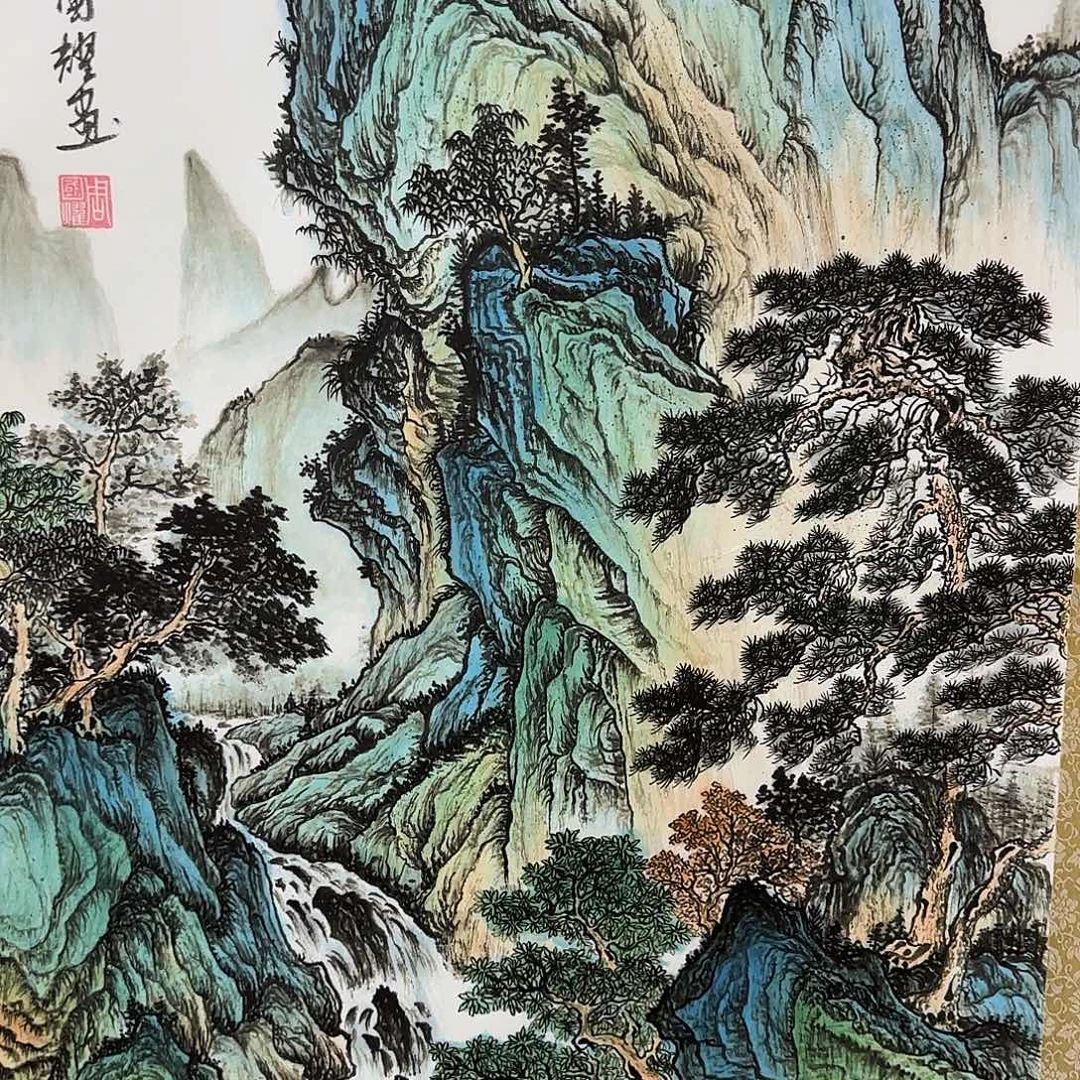 QA原创山水作品！带证书！限购一单