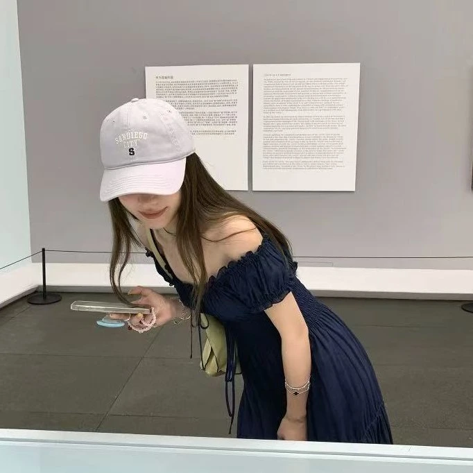 韩货-【这场雾】初夏简约气质慵懒优雅设计感法式显瘦连衣裙/5006