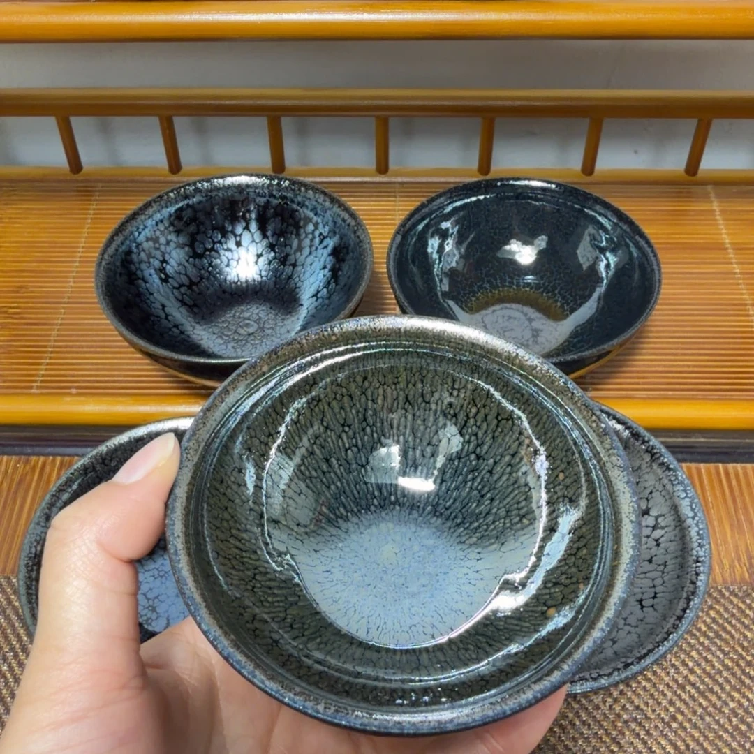 茶盏建盏手工制作主人杯茶杯的