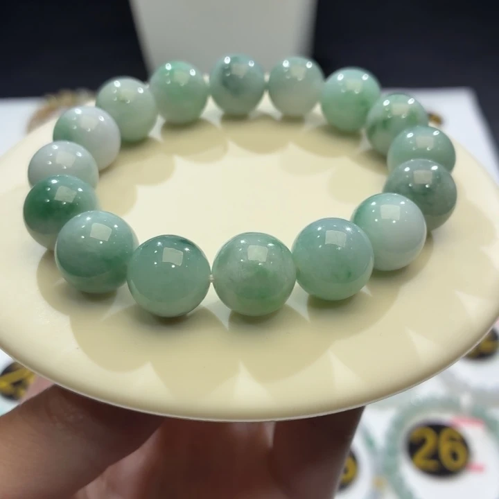 翡翠未镶嵌手链卡13.7