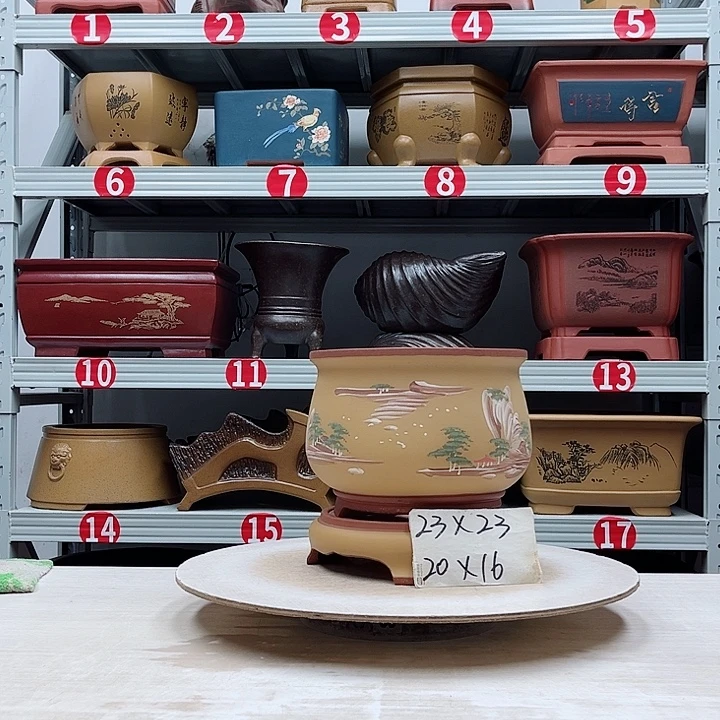 紫砂花盆紫砂花盆