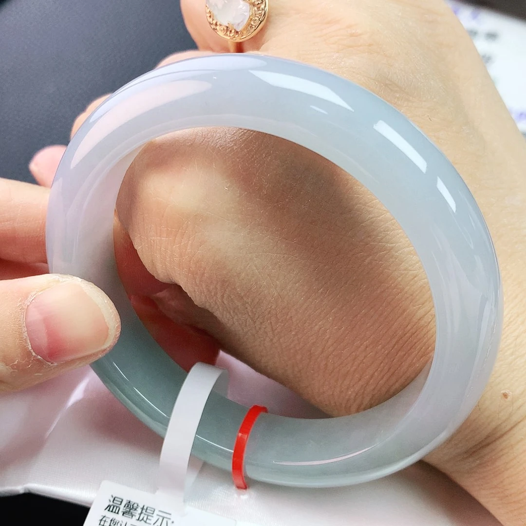 未镶嵌手镯翡翠58圈