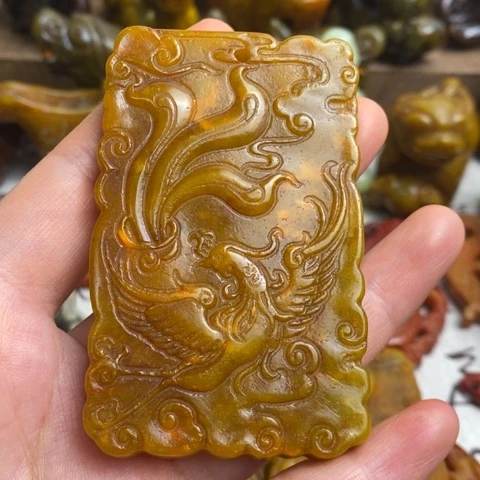 蛇纹石玉未镶嵌颈饰30