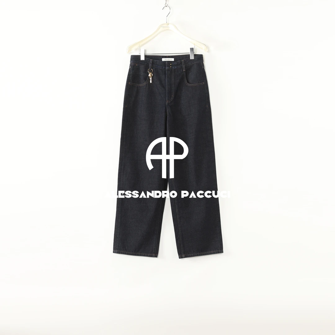 AP洛哥53071NK【深蓝钥匙牛仔】棉/直筒版时尚百搭休闲牛仔长裤