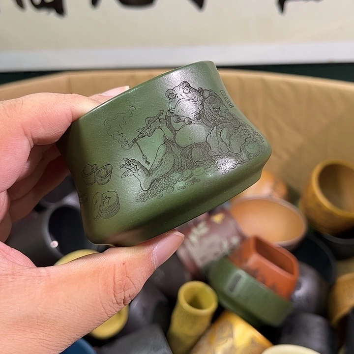 茶杯紫砂全手工紫砂主人杯