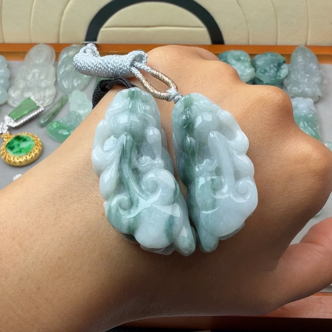 翡翠未镶嵌项链翡翠